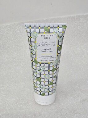 Beekman 1802 Glacial Mint & Eucalyptus Goat Milk Hand Cream 3.4 Fl Oz 100 Ml